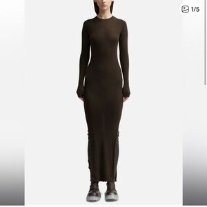 Rick Owens Ribbed Maxi Dress